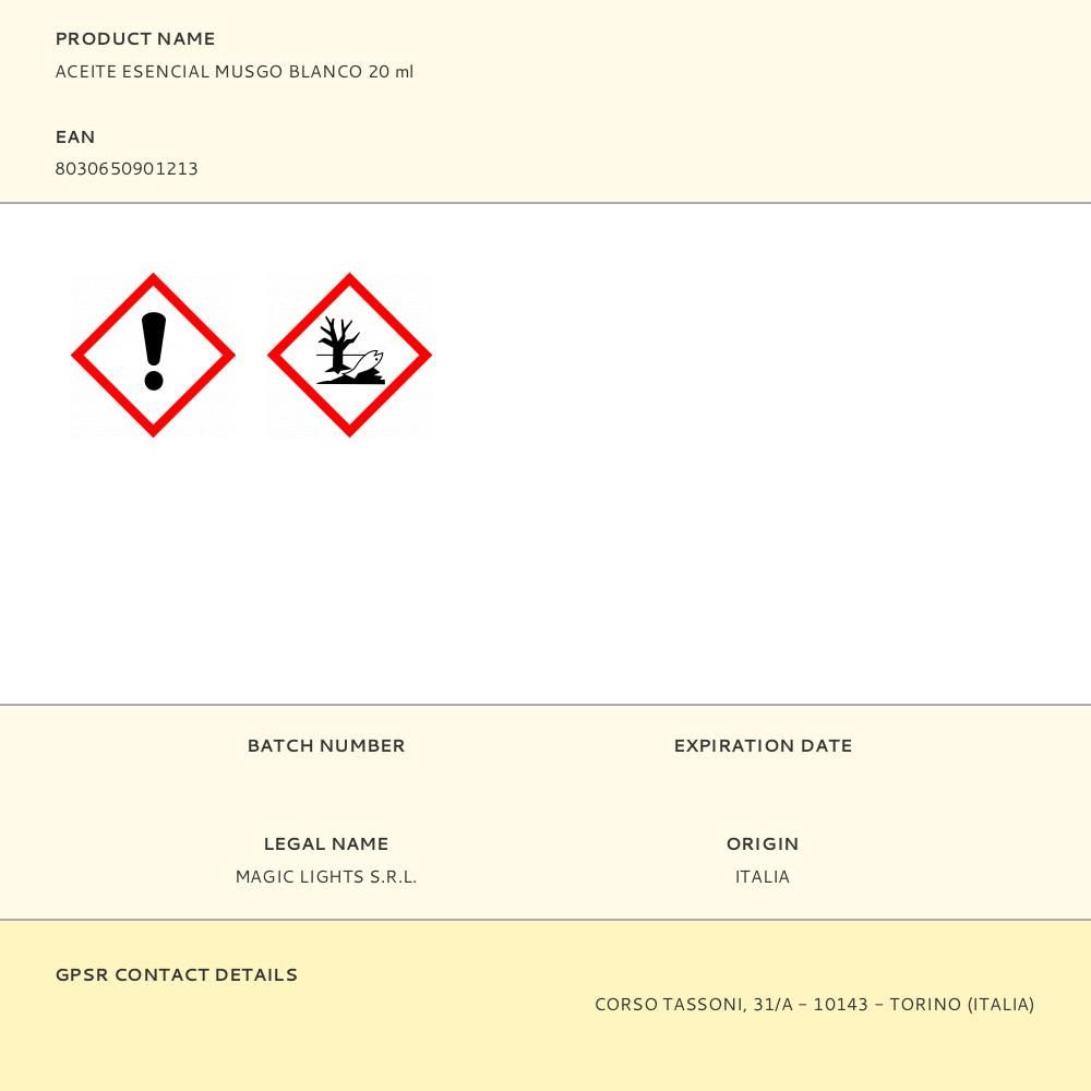 ACEITE ESENCIAL MUSGO BLANCO 20 ml gallery 3