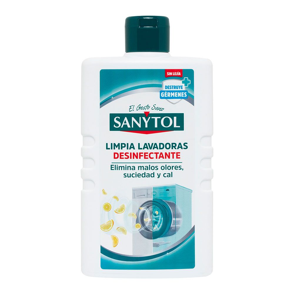 LIMPIA LAVADORAS, DESINFECTANTE, ELIMINA OLORES 240 ml