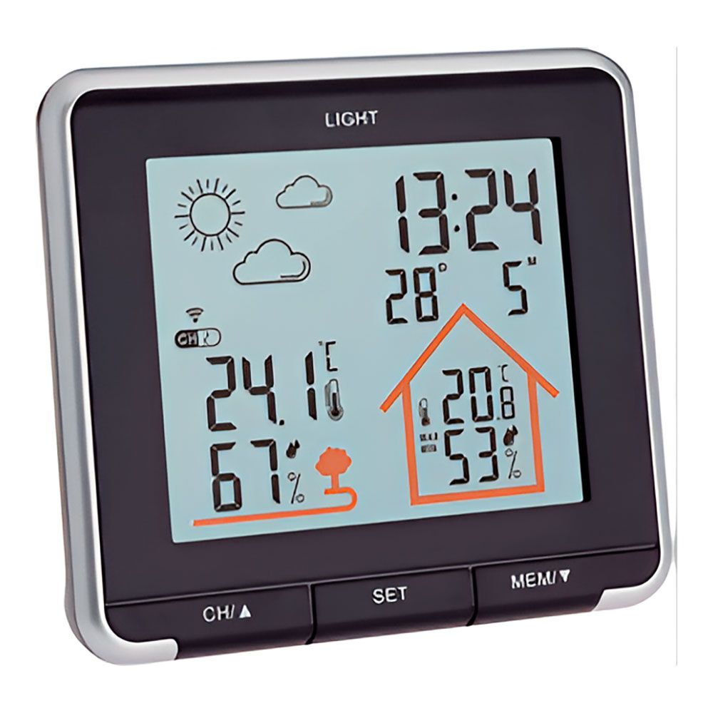 ESTACIÓN METEOROLÓGICA INALÁMBRICA, 13,5 x 2,5 x 12,5 cm