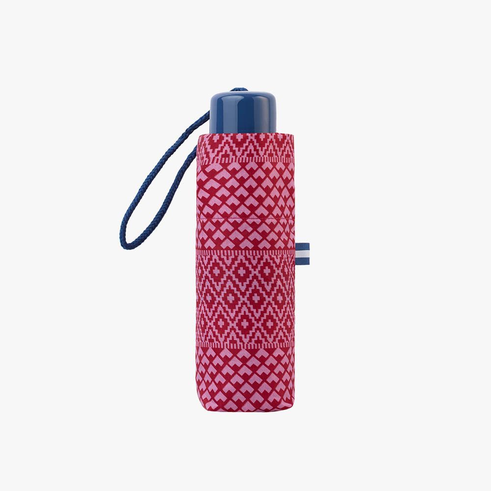 PARAGUAS MINI MANUAL ESTAMPADO ÉTNICO CON UV 50+, COLORES SURTIDOS gallery 3