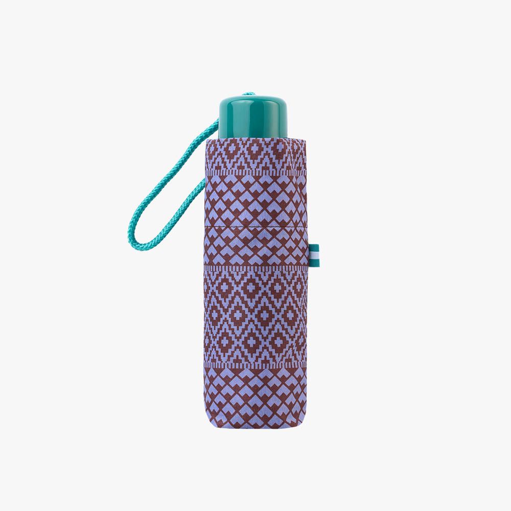 PARAGUAS MINI MANUAL ESTAMPADO ÉTNICO CON UV 50+, COLORES SURTIDOS gallery 7