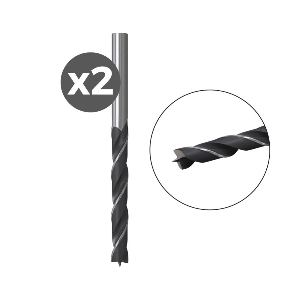 BROCAS MADERA HB 3, 2 uds