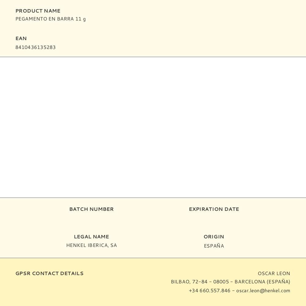 PEGAMENTO EN BARRA 11 g gallery 0