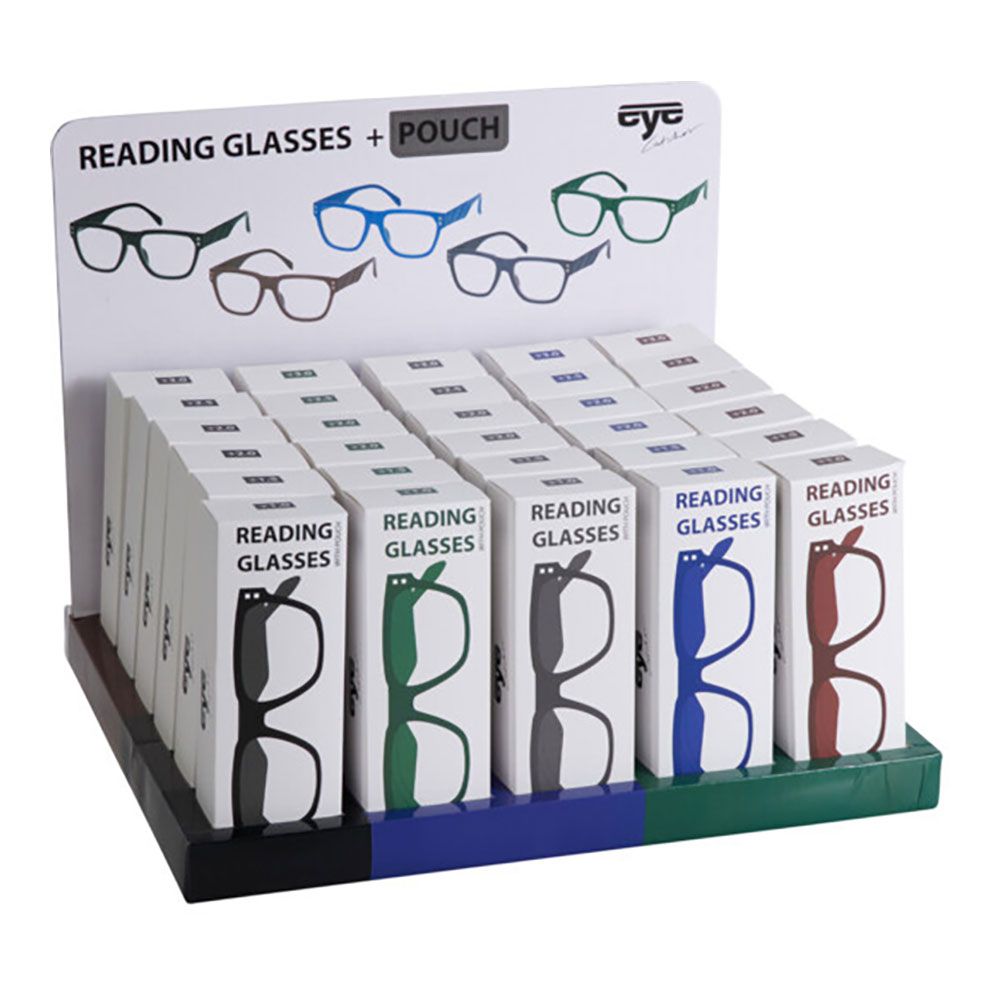 GAFAS DE LECTURA CON FUNDA, MODELOS VARIADOS. EXPOSITOR DE 30 uds gallery 0