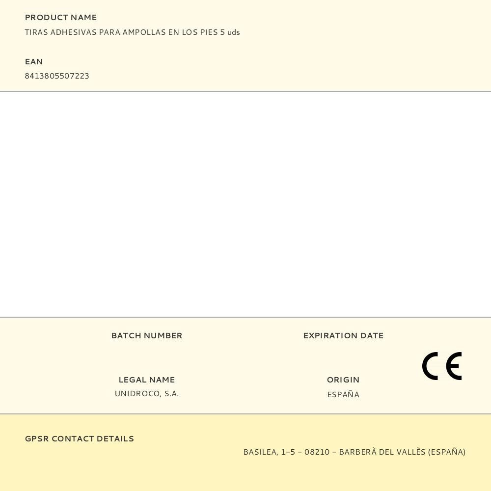 APÓSITOS PARA AMPOLLAS 5 uds gallery 0