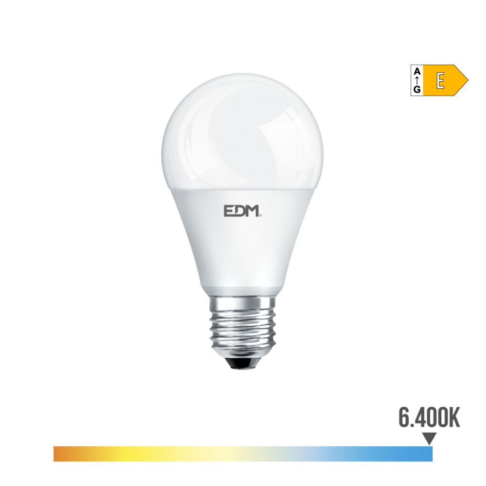 BOMBILLA STANDARD LED E27 20 w 2200 lm 6400 k LUZ FRIA Ø6,5 x 12,4 cm