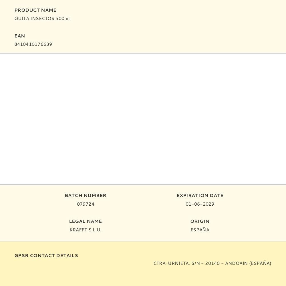 QUITA INSECTOS 500 ml gallery 0