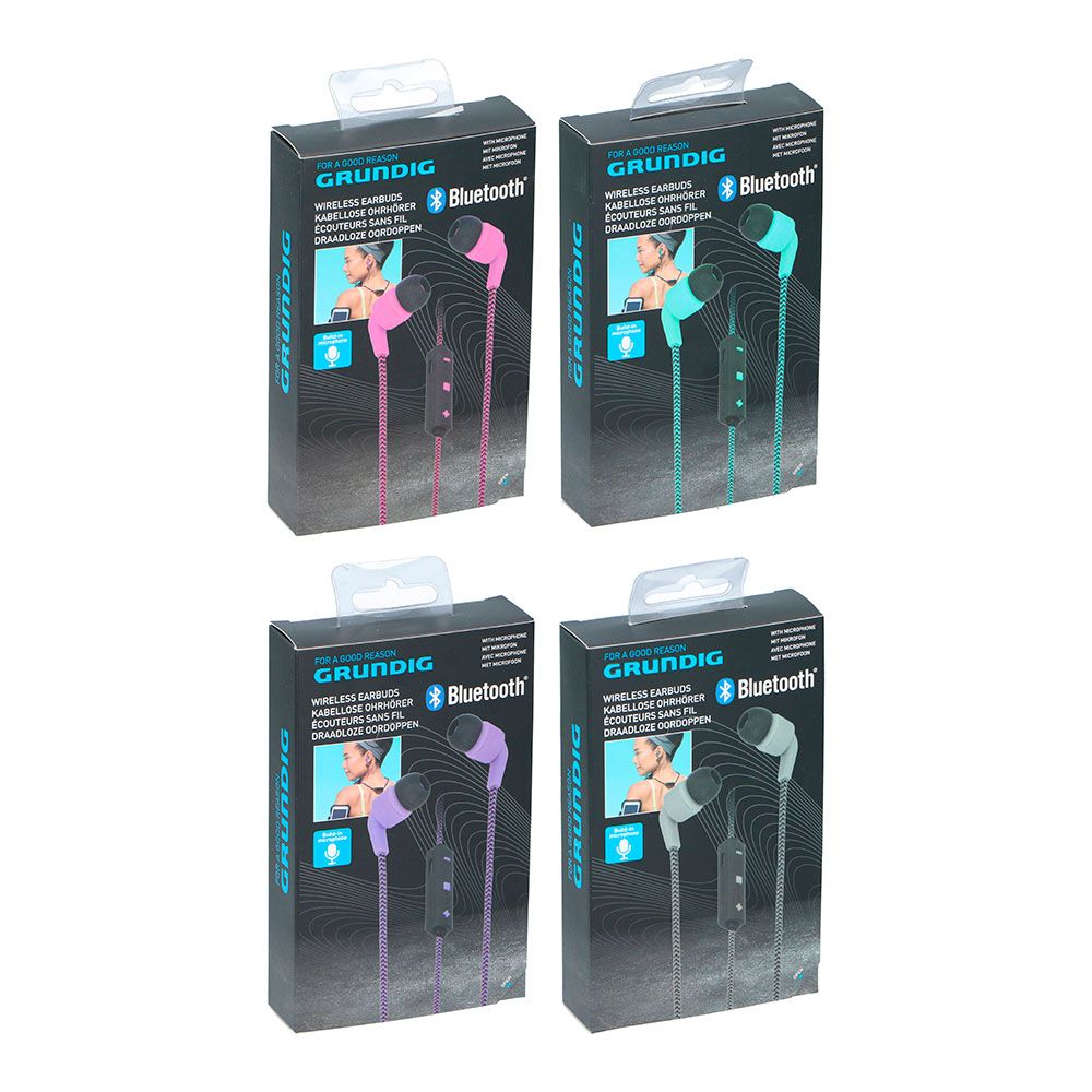 AURICULARES DEPORTIVOS BLUETOOTH CON MICRÓFONO GRUNDIG COLORES / MODELOS SURTIDOS gallery 0
