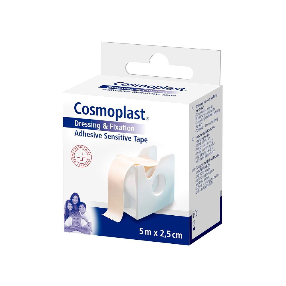 ESPARADRAPO COSMOPLAST PAPEL SENSITIVE 2,5 cm x 5 m