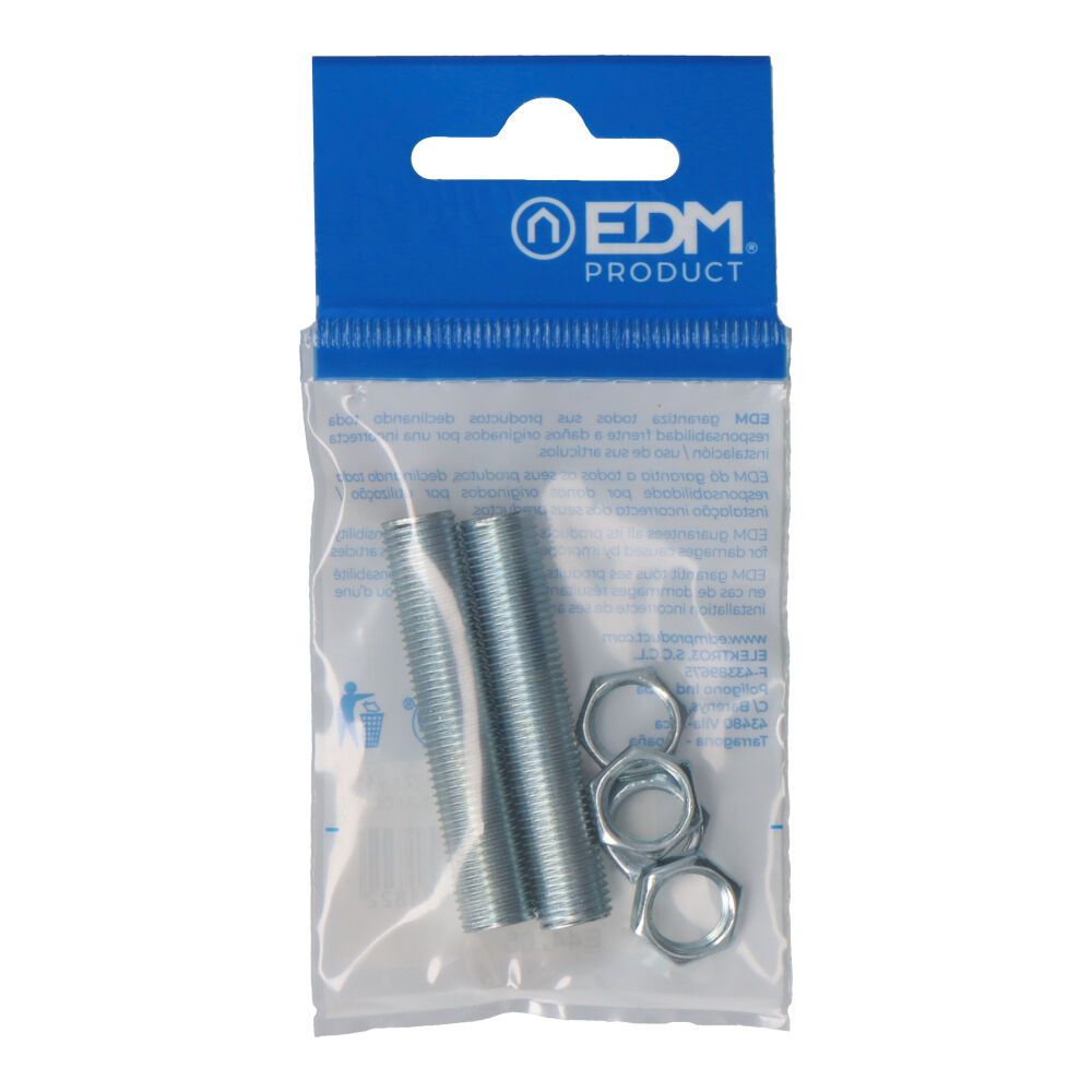 ROSCA 50 mm. CON TUERCA 10/100 (ENVASADAS) gallery 0