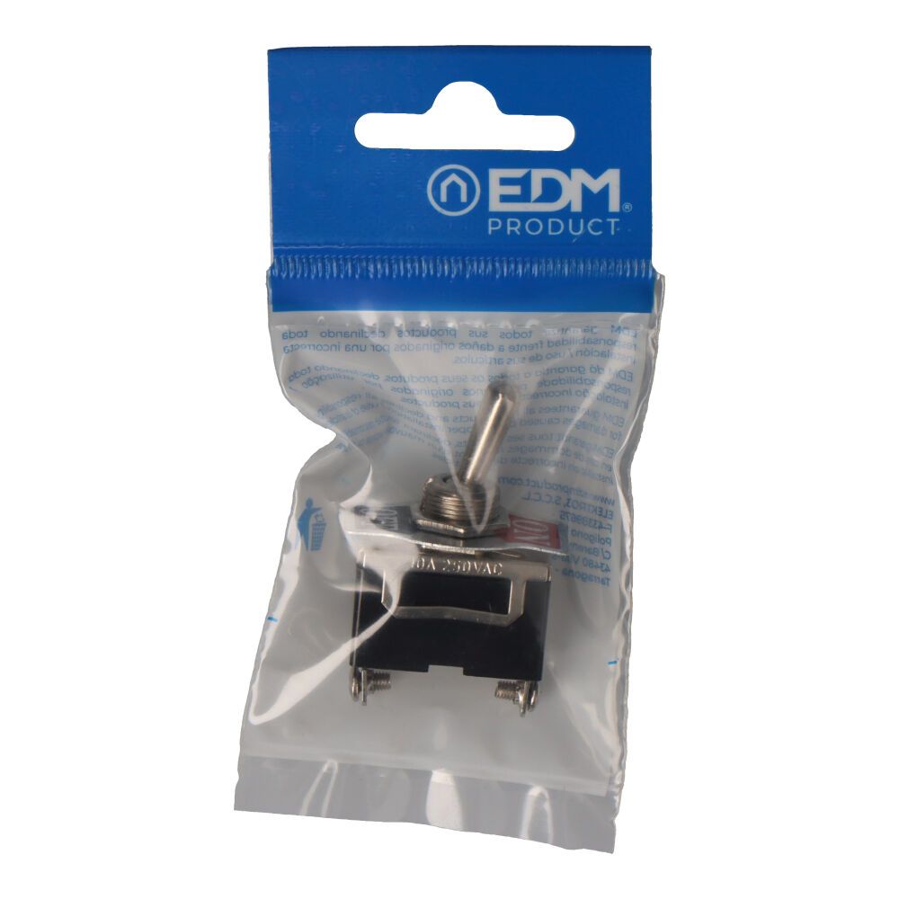 INTERRUPTOR UNIPOLAR RABILLO METALICO 10A 250V (ENVASADO) gallery 0