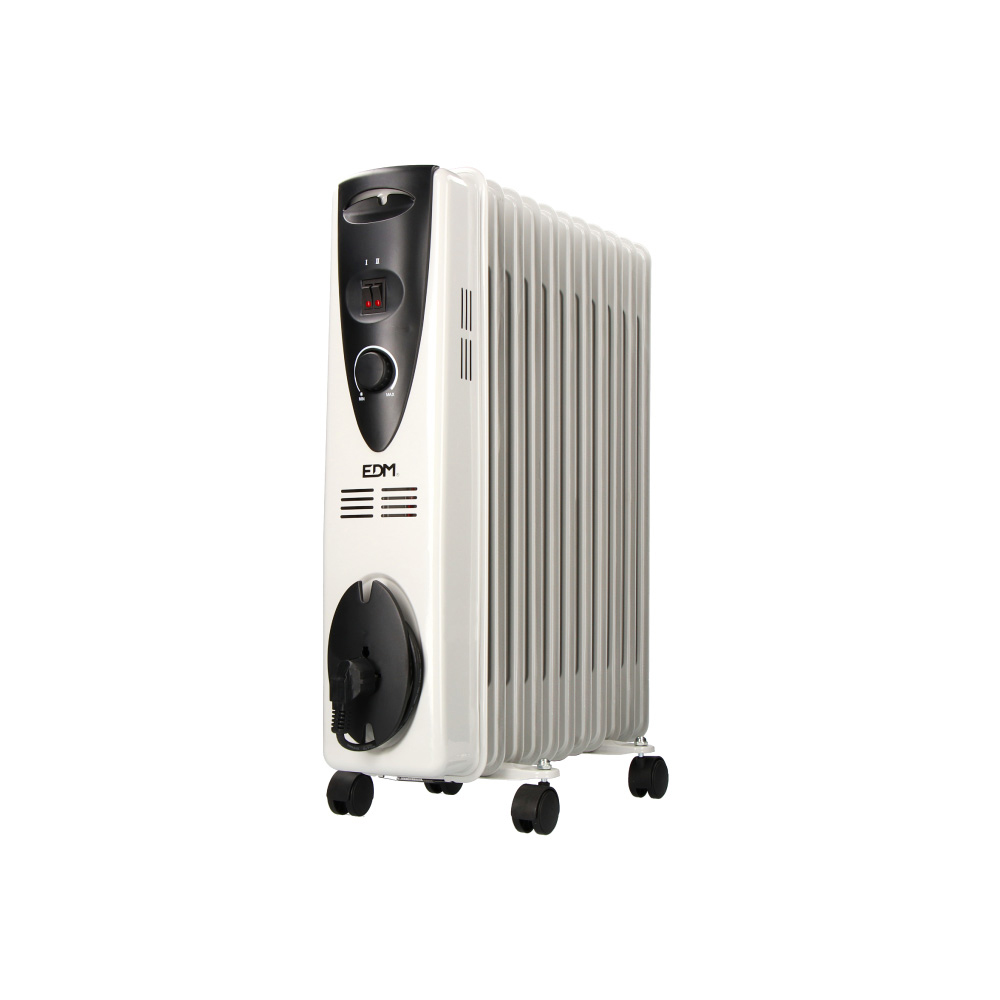 RADIADOR DE ACEITE - 2500W - (11 ELEMENTOS) - EDM - Articulos de pesca, Para cuando vuelves de pescar, Estufas - Pescatiendaplus