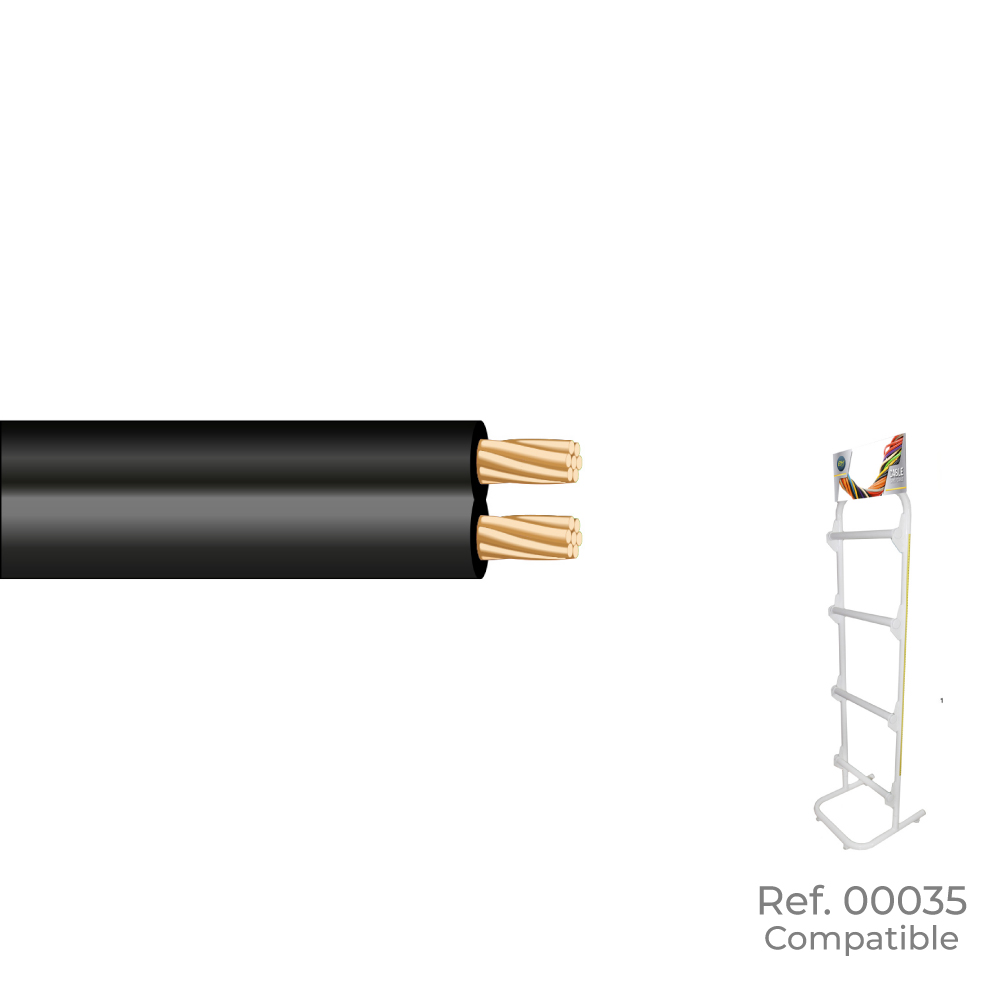 PARALELO 2x0,75mm NEGRO 