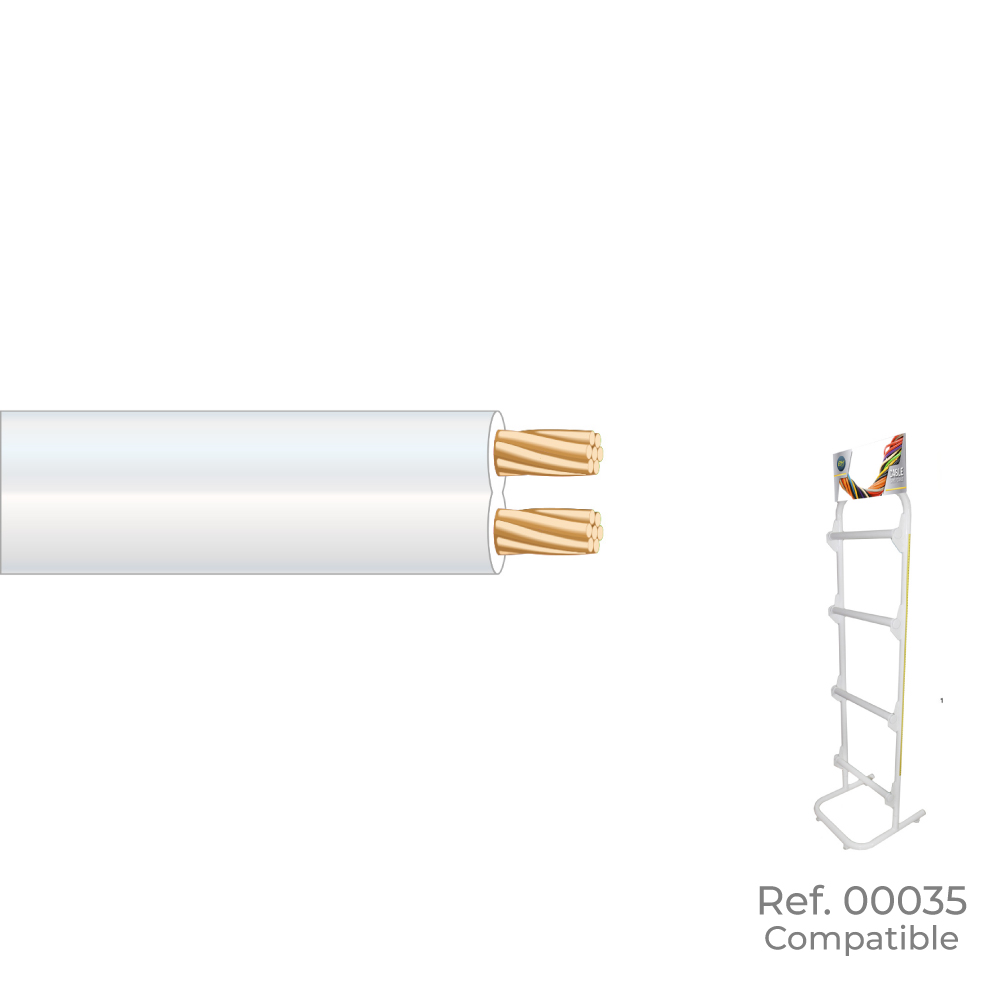 PARALELO 2x1mm BLANCO 