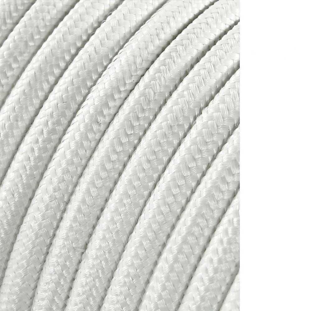 cABLE CORDON TUBULAIRE 2x0,75mm C01 BLANCO 5m
