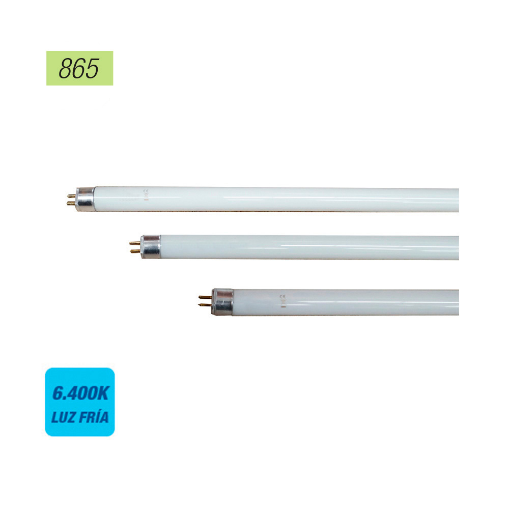 TUBO FLUORESCENTE 13W 6400K MODELO: T5 LUZ FRIA