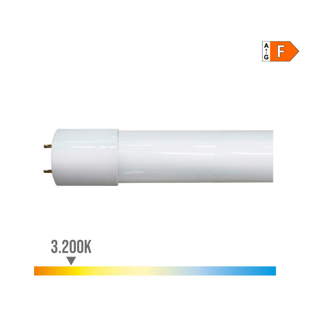 TUBO LED T8 9W 850lm 3000K LUZ CALIDA (EQ.18W) Ø2,6x60cm EDM