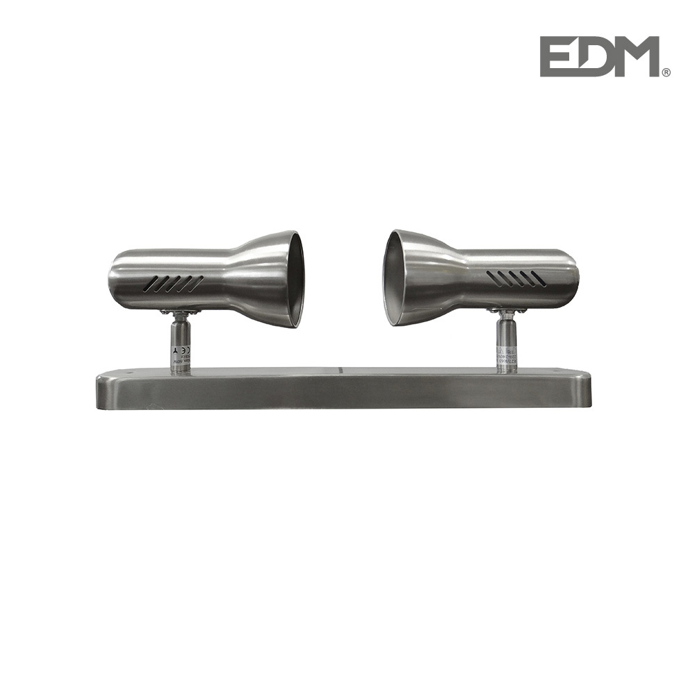 fOCO 2 ELEMENTOS COLOR CROMO E27 MODELO GALAXY EDM