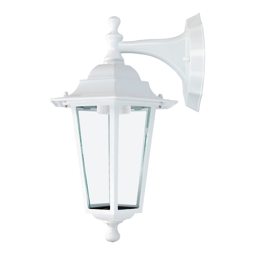 APLIQUE FAROL DE ALUMINIO BLANCO MODELO ZURICH 60W E27