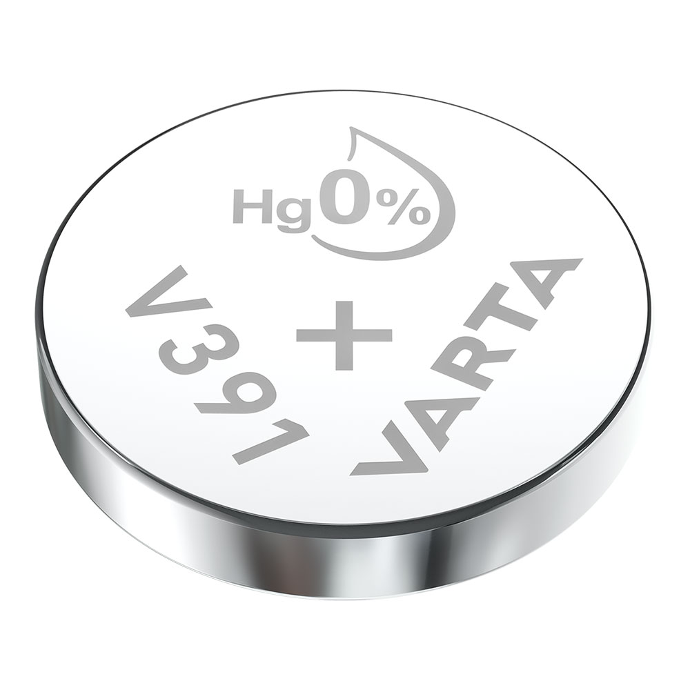 pILA DE BOTON SR55 - V391 VARTA 42 mAh (BLISTER 1 unid.) Ø11,6x5,4mm