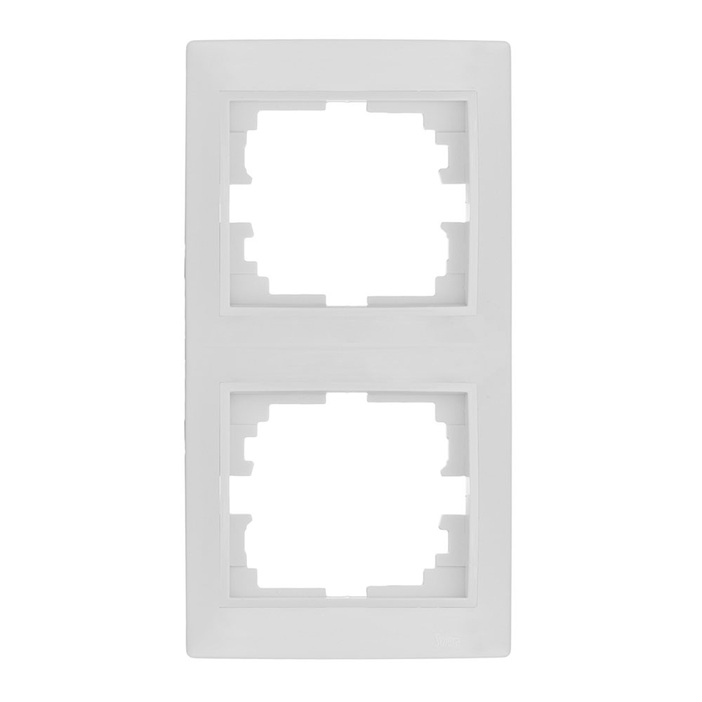mARCO VERTICAL PARA 2 ELEMENTOS BLANCO 81x154x10mm S.EUROPA SOLERA ERP62U