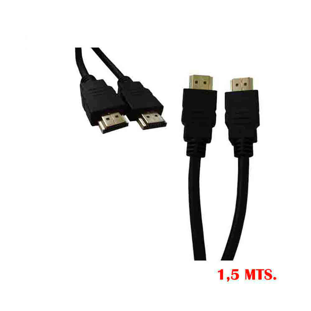 cONEXION HDMI ALTA VELOCIDAD 1.4 MACHO-MACHO 1,5m