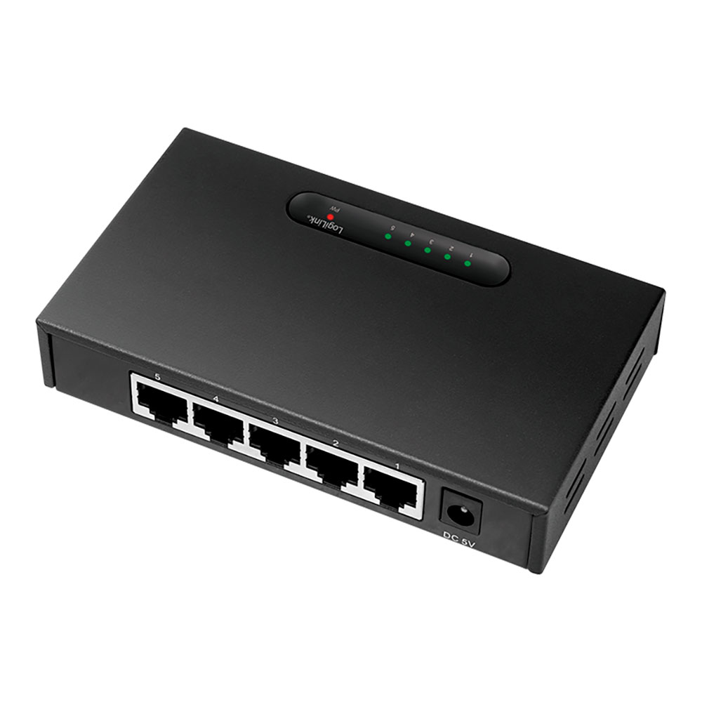 sWITCH GIGABIT ETHERNET 5 PUERTOS LOGILINK