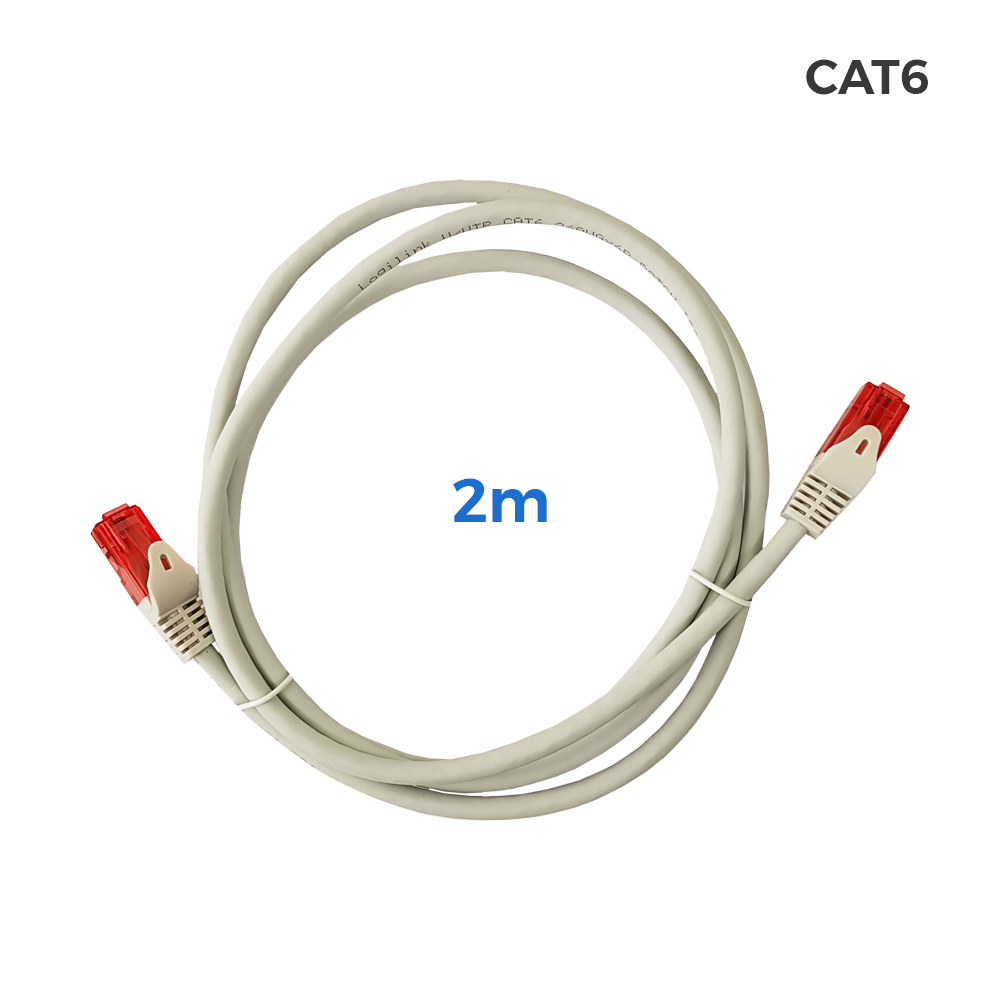 cABLE UTP CAT.6 LATIGUILLO RJ45 COBRE LSZH GRIS 2m