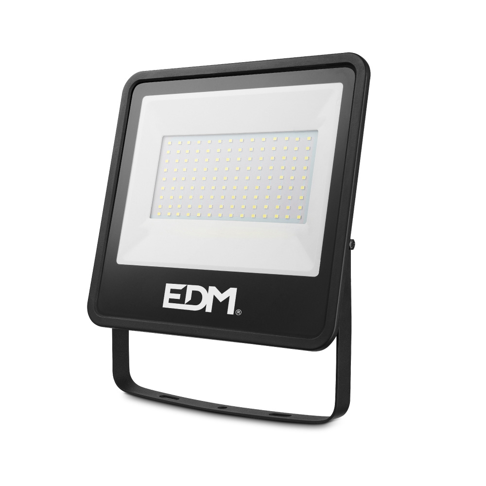 fOCO PROYECTOR LED 100W 8200lm 6400K LUZ FRIA BLACK SERIES 24,6x22,8x2,9cm EDM