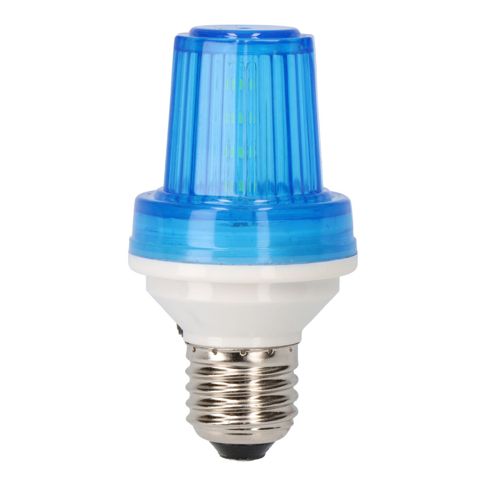 BOMBILLA FLASH E27 1W COLOR AZUL