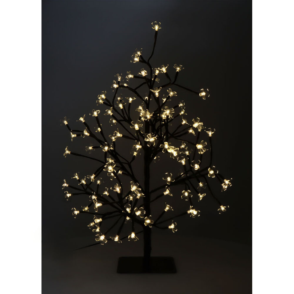 ARBOL 3D SAKURA 60cm 120 LEDS BLANCO CALIDO IP44 EDM