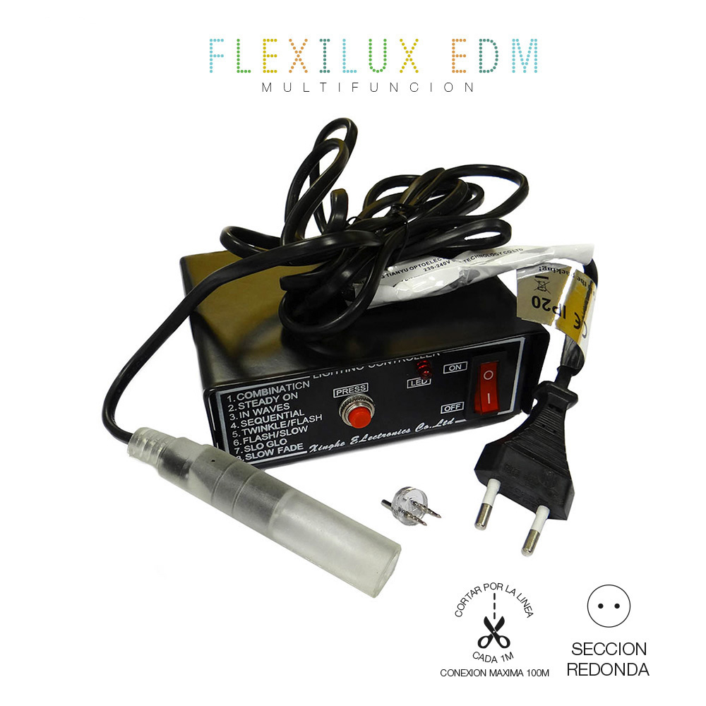 PROGRAMADOR TUBO FLEXILUX MAX.100m 2 VIAS IP44