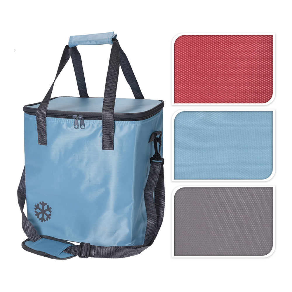 NEVERA TIPO BOLSA ISOTERMICA 18 L. 29x31x21cm COLORES SURTIDOS. COOL