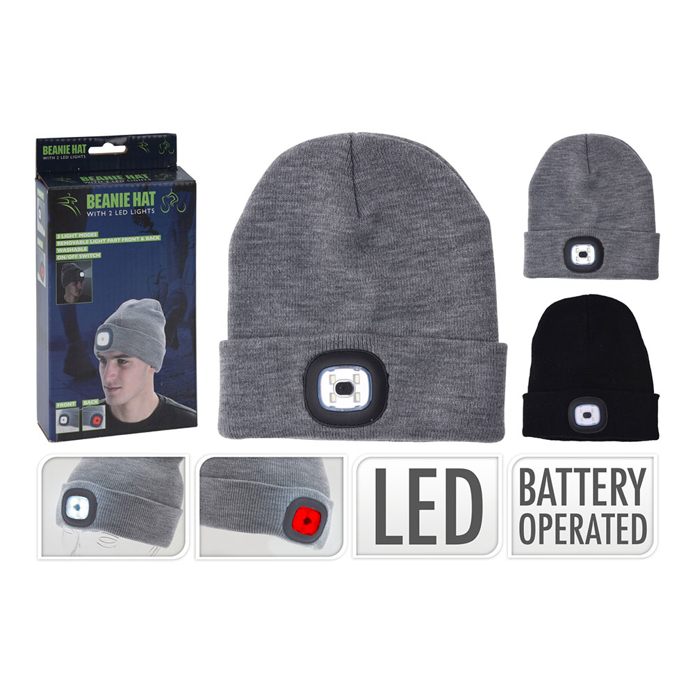 gORRO CON LUCES LED COLORES SURTIDOS 60lm