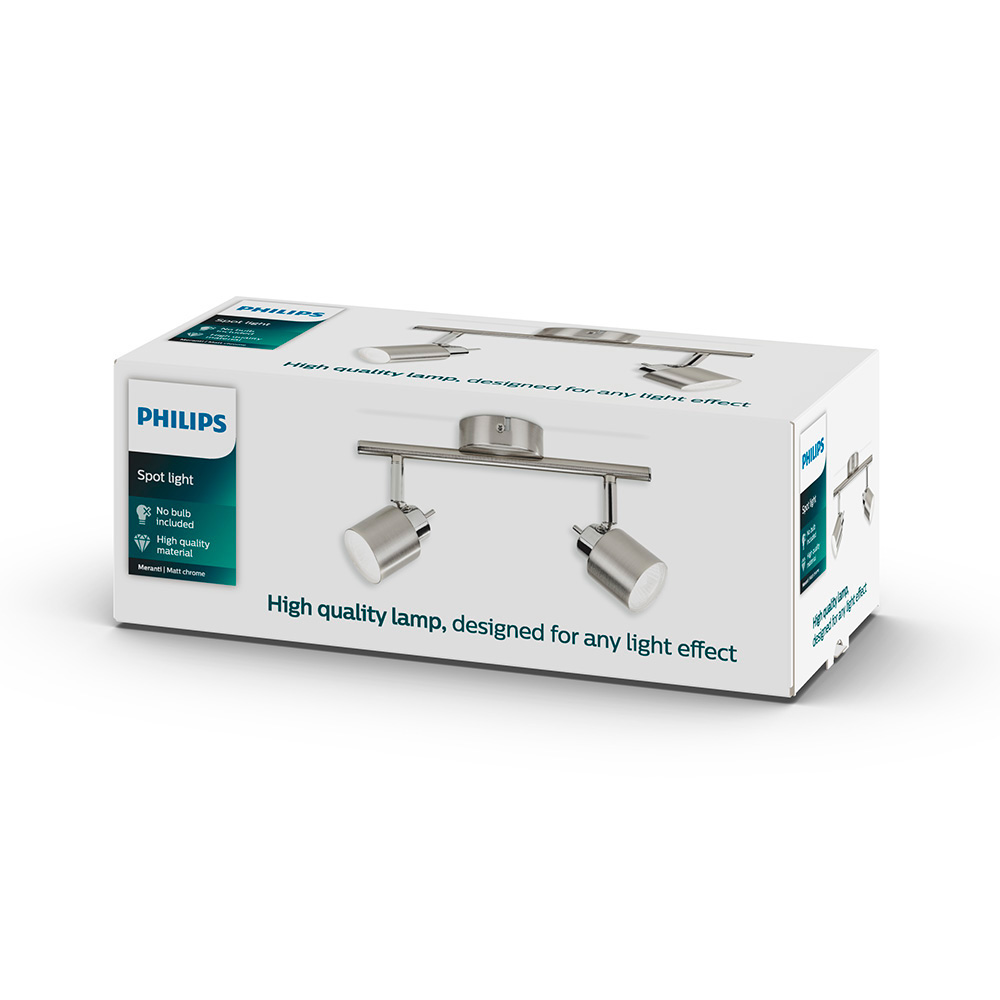 rEGLETA 2 ELEMENTOS GU10 MOD. MERANTI PHILIPS