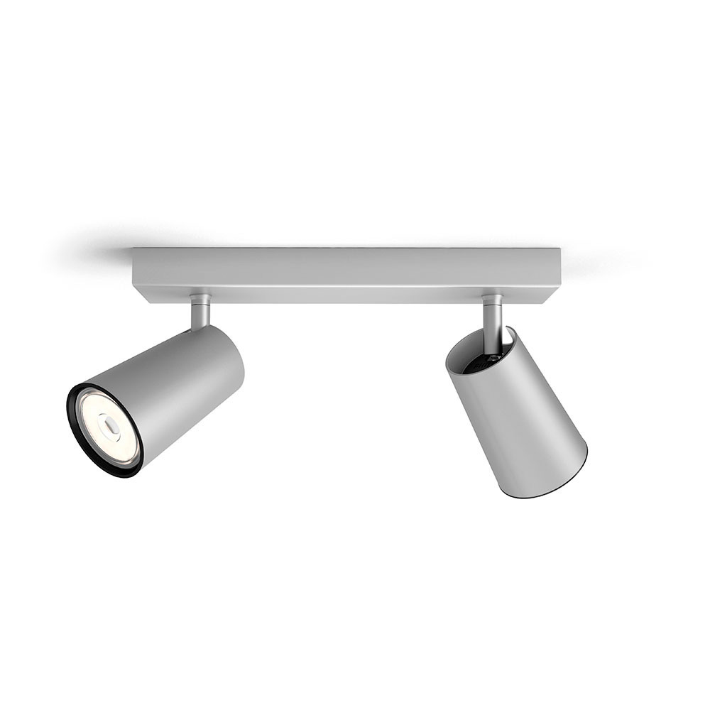 rEGLETA 2 ELEMENTOS MOD. PAISLEY GU10 24x11,8x9,2cm. PHILIPS