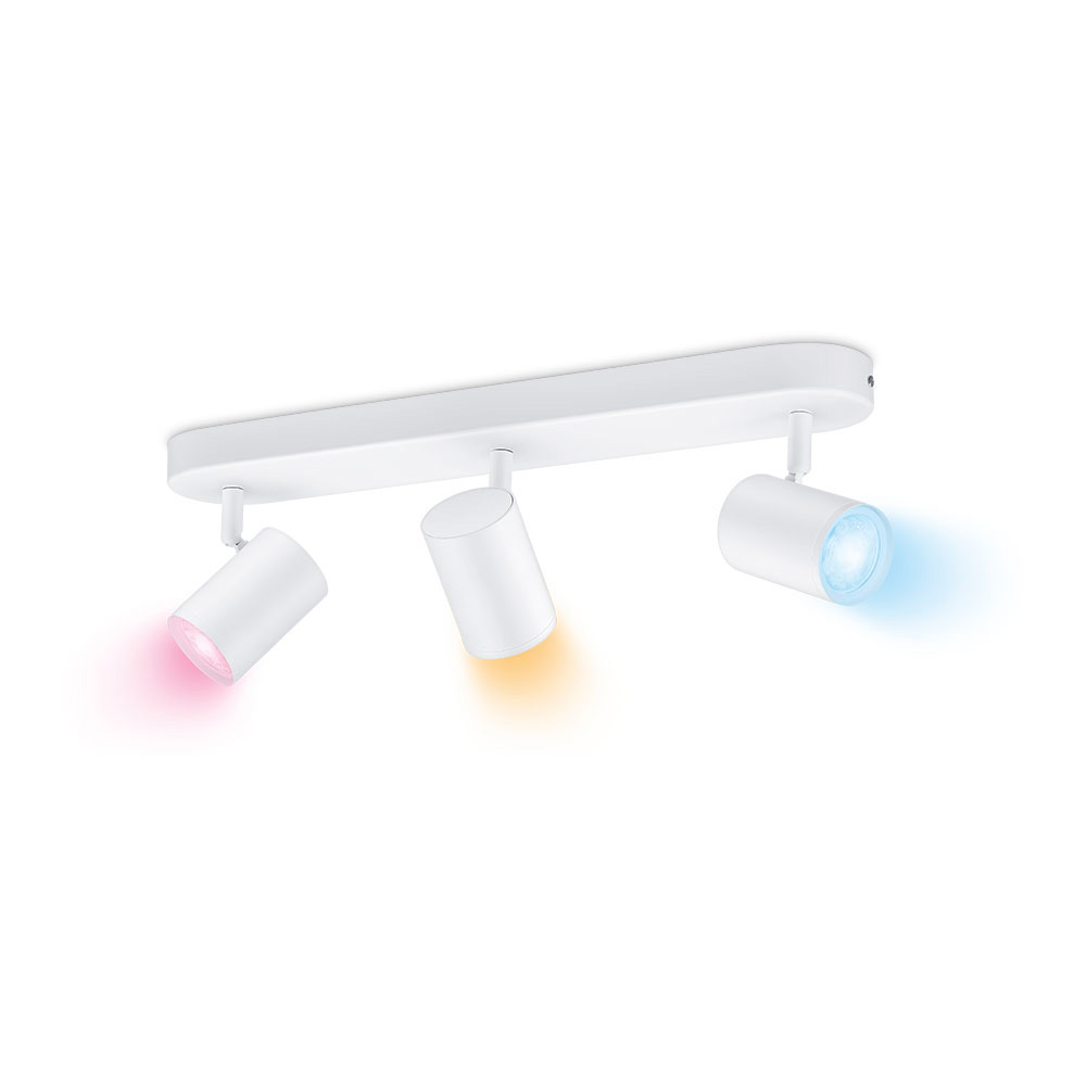 rEGLETA LED 3 ELEMENTOS  WIZ 3X5W RGB 1035 LM COLOR BLANCO