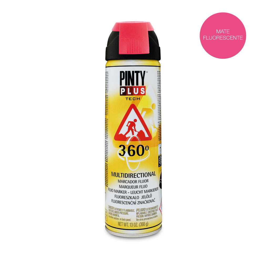 PINTURA EN SPRAY PINTYPLUS TECH 650cc MARCADOR 360º ROJO T107