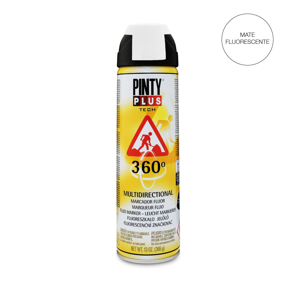 PINTURA EN SPRAY PINTYPLUS TECH 650cc MARCADOR 360º BLANCO T101