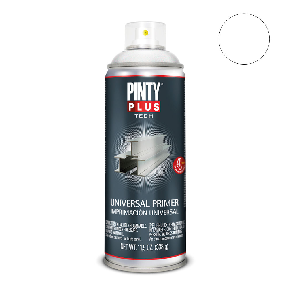 PINTURA EN SPRAY PINTYPLUS TECH 520cc IMPRIMACION UNIVERSAL BLANCA I101