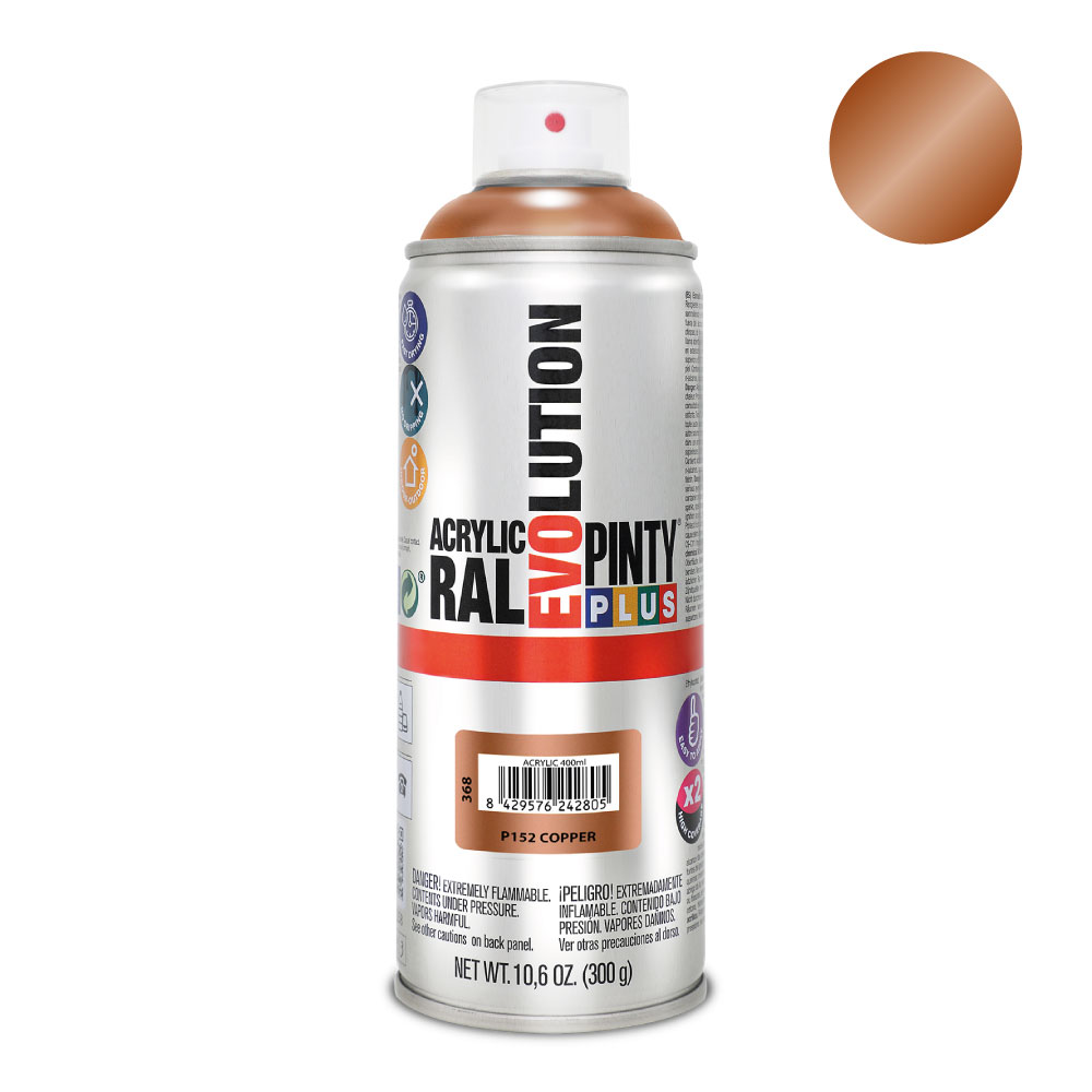 PINTURA EN SPRAY PINTYPLUS EVOLUTION 520 cc P152 COBRE