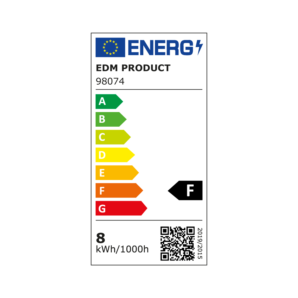 bOMBILLA VELA LED E14 8W 806 lm 4000K LUZ DIA Ø3,8x11,4cm EDM