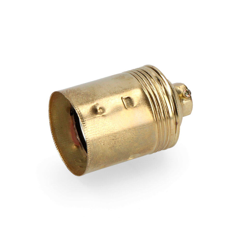 pORTALAMPARAS HIERRO LATON E27 ENVASADO EDM
