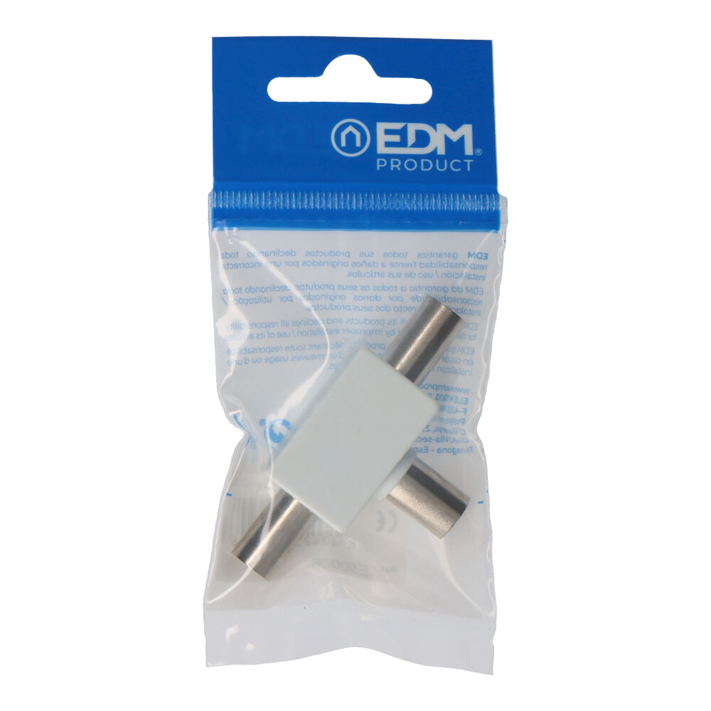 dERIVADOR TV 1 BASE + 2 CLAVIJAS ENVASADO EDM