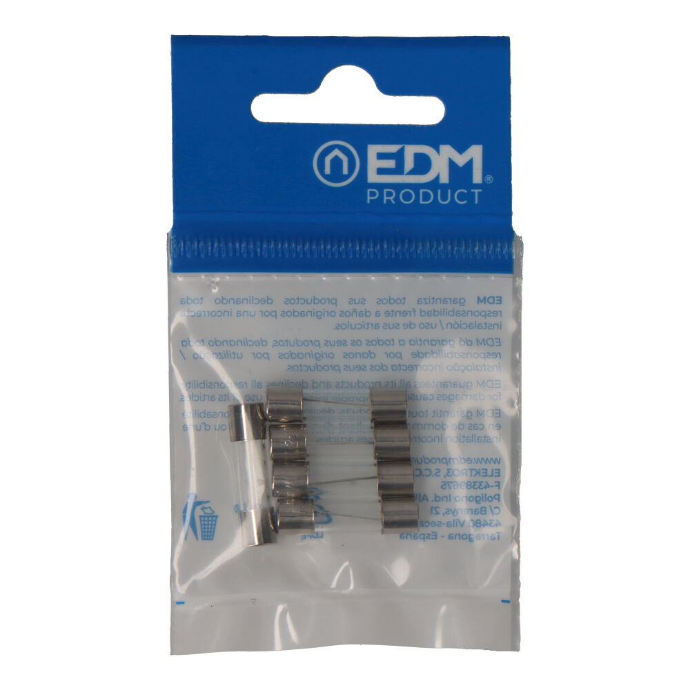 fUSIBLE 6x24mm 10A ENVASADO (5 unid.)