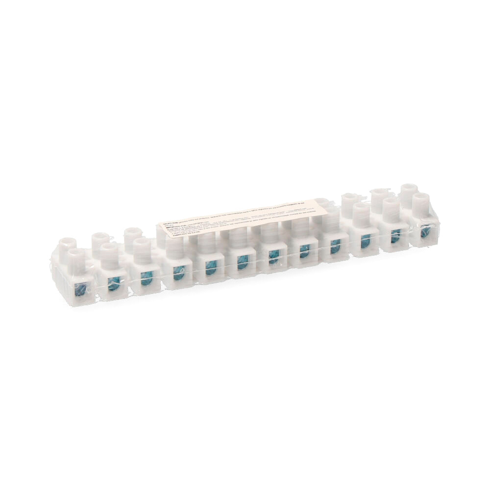 rEGLETA DE CONEXION DE 10mm HOMOLOGADA BLANCA RETRACTILADA EDM
