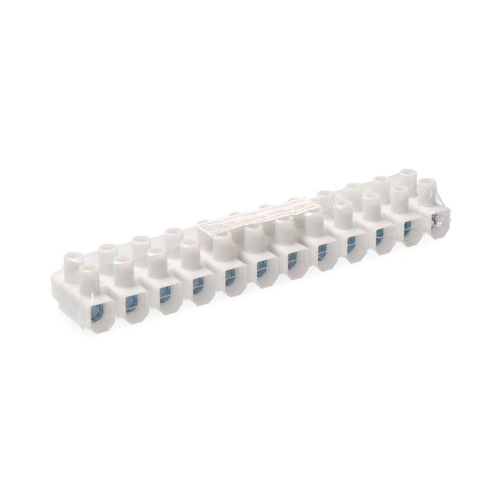rEGLETA DE CONEXION DE 25mm HOMOLOGADA BLANCA RETRACTILADA EDM