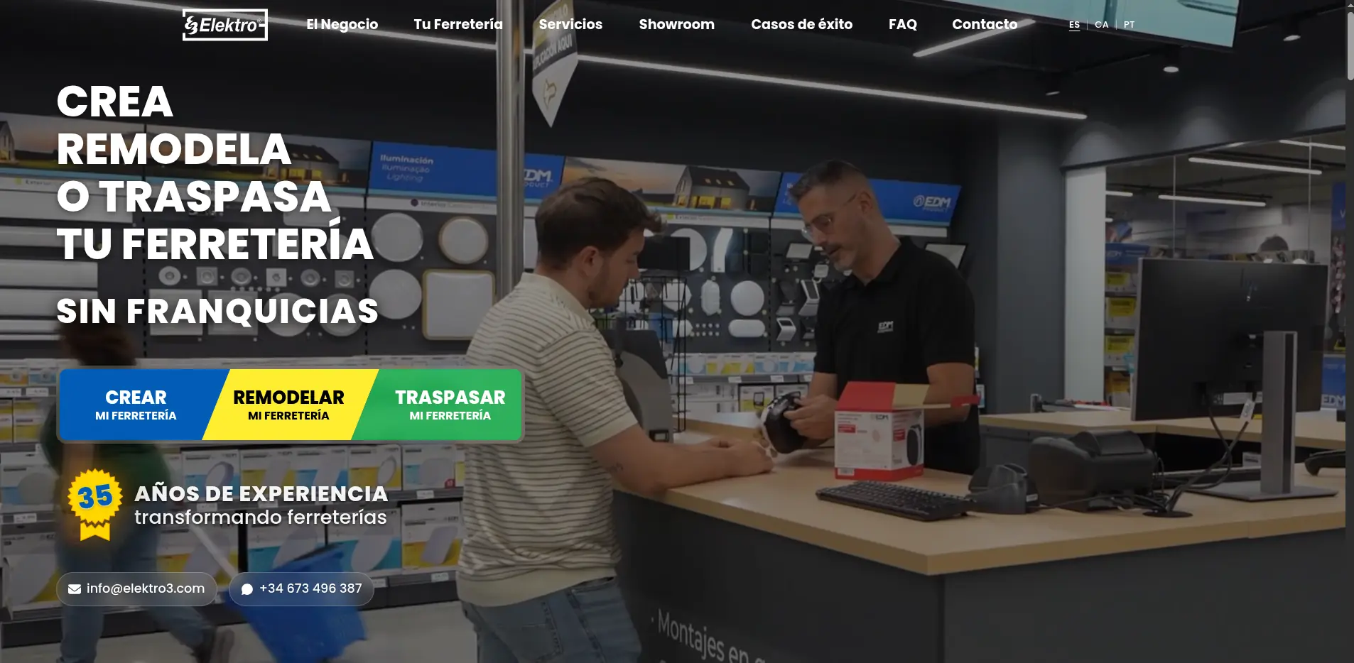 Captura de quierounaferreteria.com