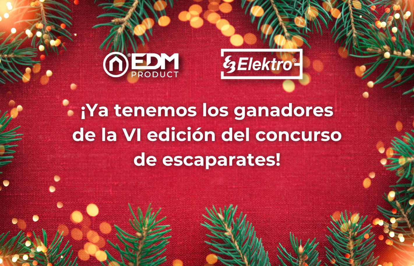 ¡Ya tenemos ganadores de la VI Edición de nuestro Concurso de Escaparates Navideños!